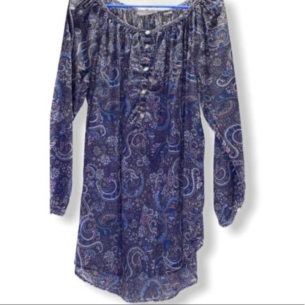 H & M L.O.G.G. Paisley Tunic‎ Top